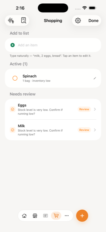 Review and approve AI suggestions